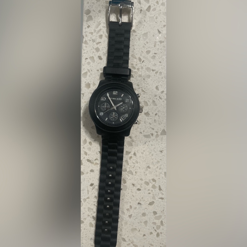 Michael Kors watch black rubber